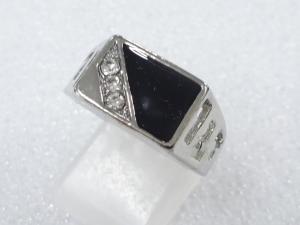 エナメル　クリスタル　指輪(16号)